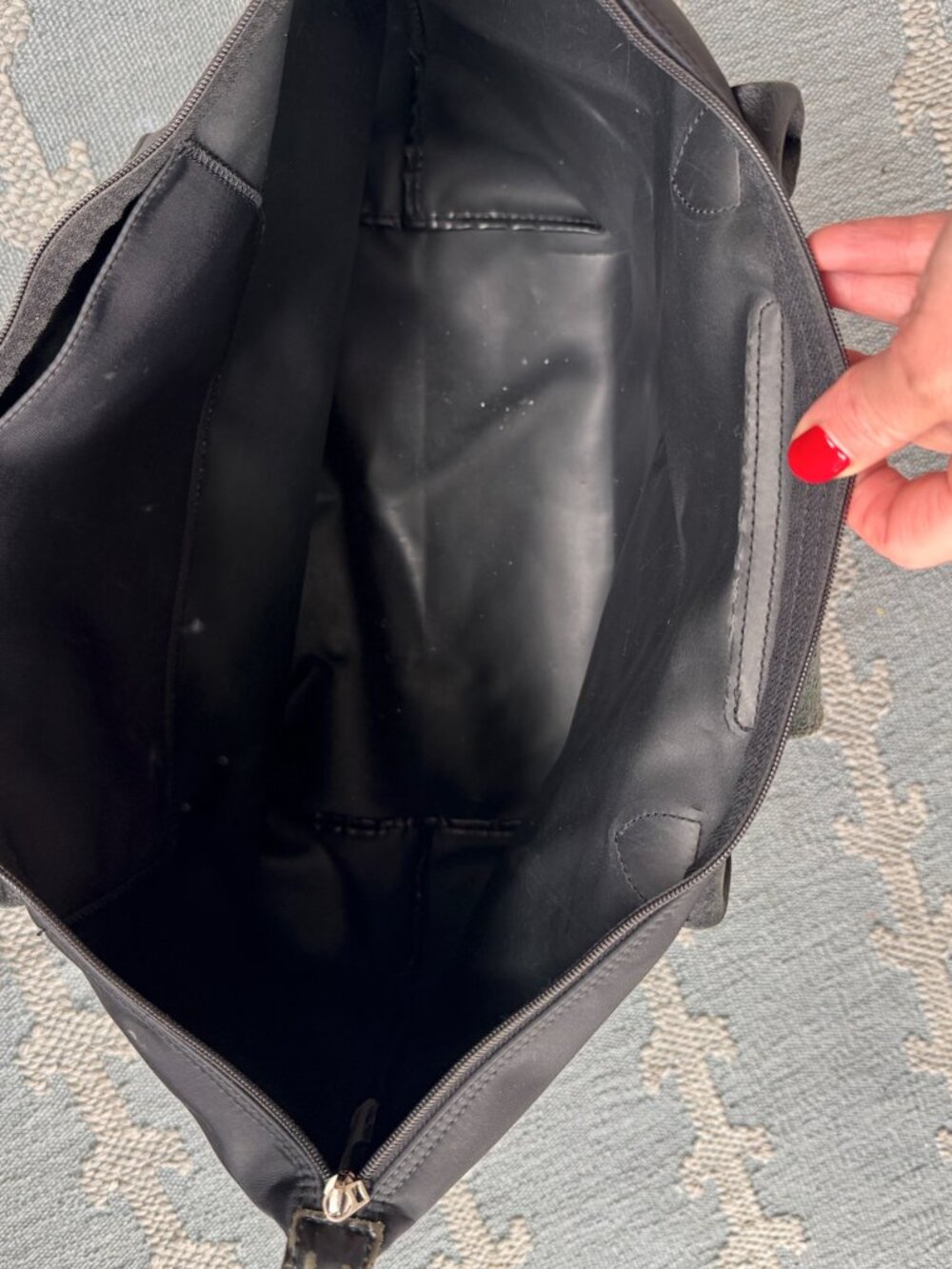 Longchamp Black Le Pliage M Tote bag - Picture 5 of 6